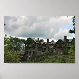 Póster Escuela abandonada