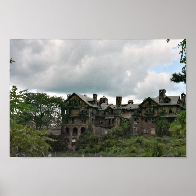 Póster Escuela abandonada (Frente)