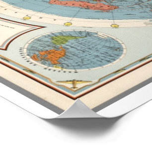 Póster Escuela americana de CBS del mapa del aire el  
