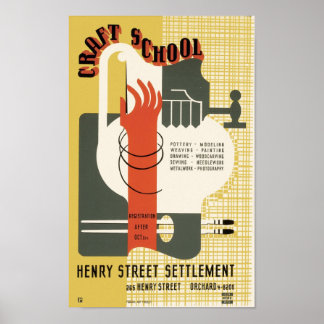Póster Escuela de Artesanía