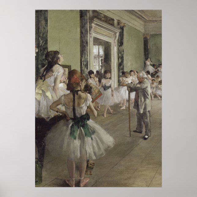 Póster Escuela de bailarina/ballet - Pintura de degas (Frente)