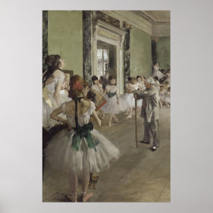 Póster Escuela de bailarina/ballet - Pintura de degas