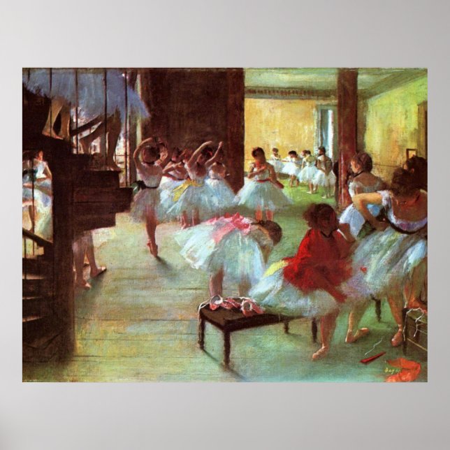 Póster Escuela de ballet ~ Edgar Degas (Frente)