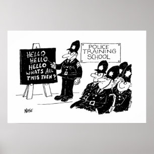 Póster Escuela de Capacitación Policial