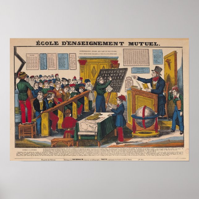 Póster Escuela de educación mutua (Frente)
