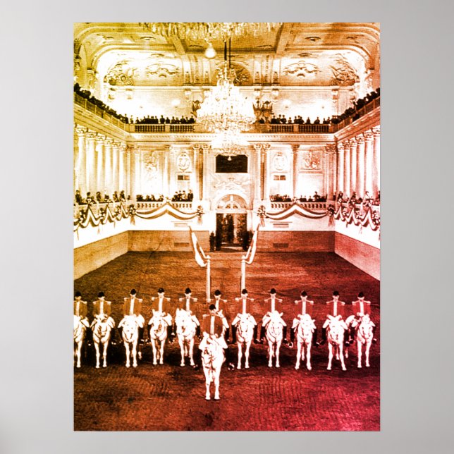 Póster Escuela de equitación española de Viena (Frente)