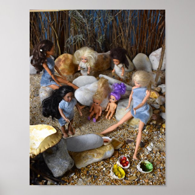 Póster Escuela de la Edad de Piedra, poster (Frente)