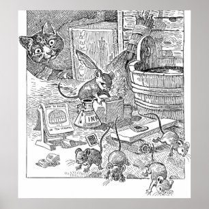 Póster Escuela de ratón