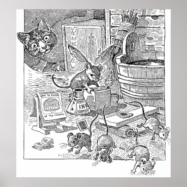 Póster Escuela de ratón (Frente)