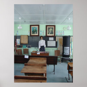 Póster Escuela de un dormitorio