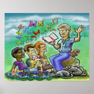 Póster Escuela de Vacaciones Biblias