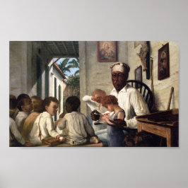 Póster Escuela Francisco Oller del Maestro Rafael Cordero