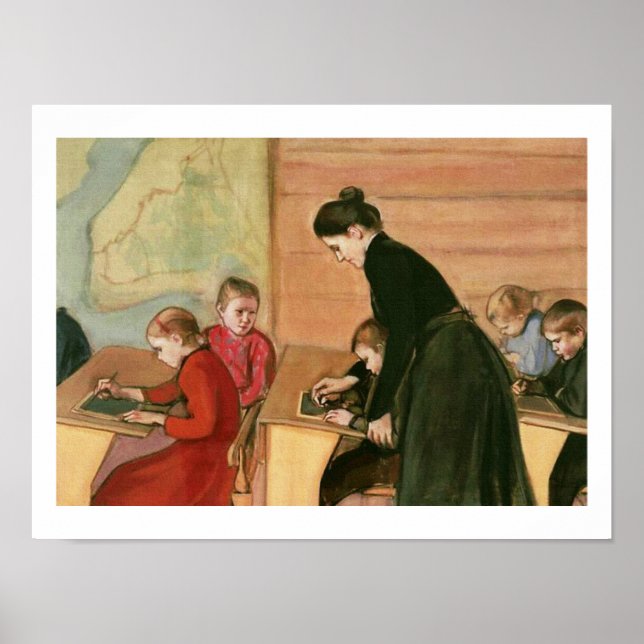 Póster "Escuela primaria" por Magnus Enckell (Frente)