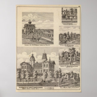 Póster Escuela Pública de Valparaiso City