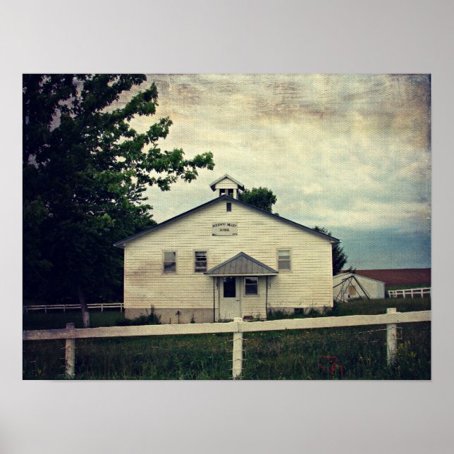 Póster Escuela rural del Valle del Pleasant (Frente)