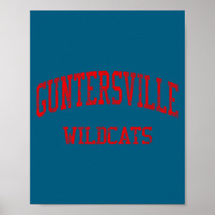 Póster escuela secundaria Guntersville hs guntersville al
