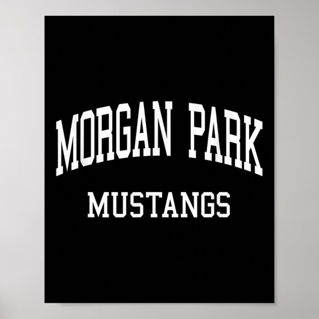 Póster Escuela secundaria Morgan Park Hs Chicago Il Retro (Frente)