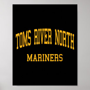 Póster Escuela Secundaria Norte del Río Toms River Nj Ret