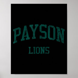 Póster escuela secundaria payson hs payson ut deportes vi