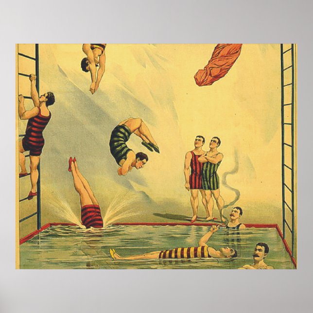 Póster Escuela Secundaria Superior de Buceo (Frente)