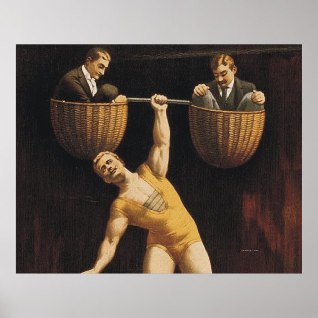 Póster Escuela Secundaria Superior de Halterofilia (Frente)