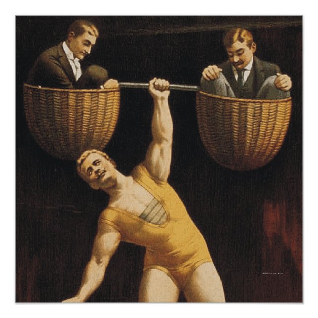 Póster Escuela Secundaria Superior de Halterofilia (Anverso)