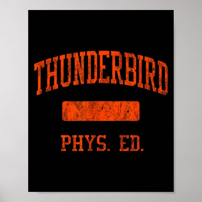 Póster Escuela Secundaria Thunderbird Hs Pcute Ss Cute Ss (Frente)