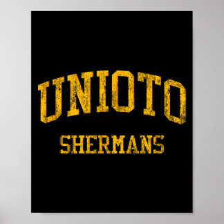 Póster Escuela Secundaria Unioto Hs Chillicothe Oh Srts V
