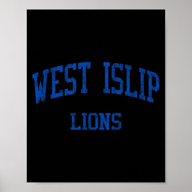 Póster Escuela Secundaria West Islip Hs West Islip Ny Sr  (Frente)