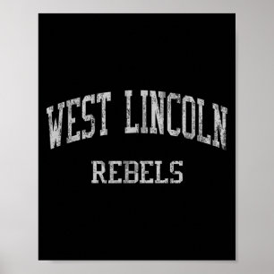 Póster Escuela Secundaria West Lincoln Hs Lincolnton Nc V