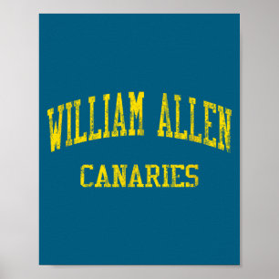 Póster escuela secundaria wilton hs wilton ct vintage dep
