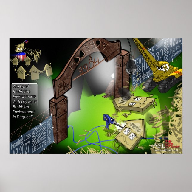 Póster Escuelas sordas (Frente)