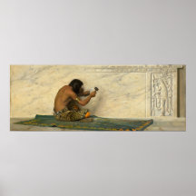 Escultor azteca - Poster Bella Artes de Bush de Fo