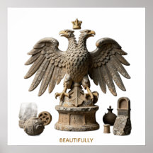 Escultura Antigua de la Era Helenística Águila Sag