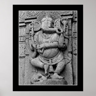 Póster Escultura De Lord Ganesha