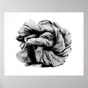 Póster Escultura de papel