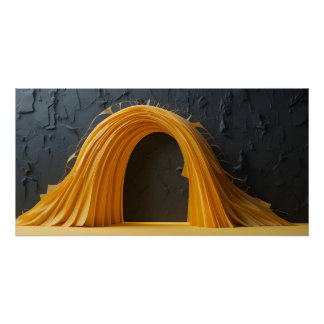 Póster Escultura del Arco Dorado