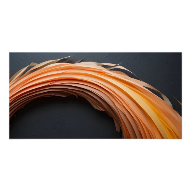 Póster Escultura en movimiento feroz (Anverso)