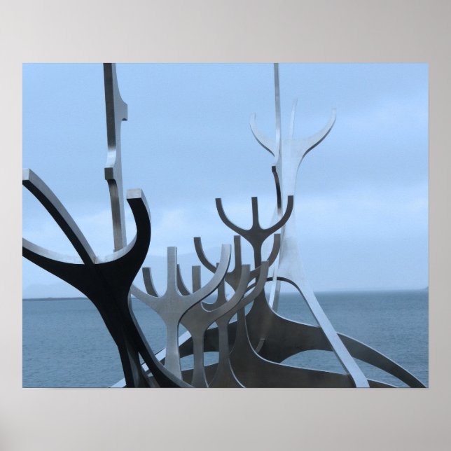 Póster Escultura islandesa (Frente)