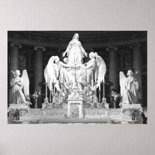Póster Esculturas de Sainte-Marie-Madeleine Paris Madelei