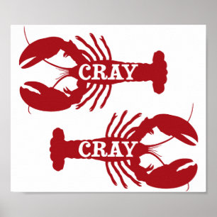 Póster Ese cangrejo de Cray Cray crustáceo