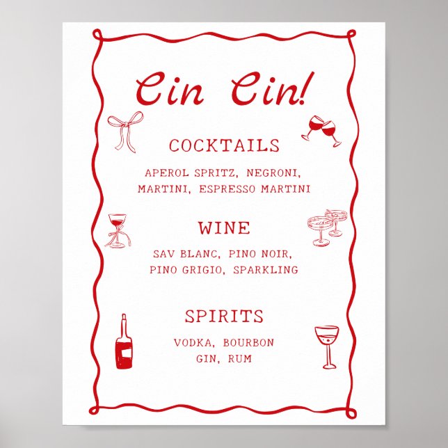 Póster Ese es el bar de la ducha más nupcial (Frente)