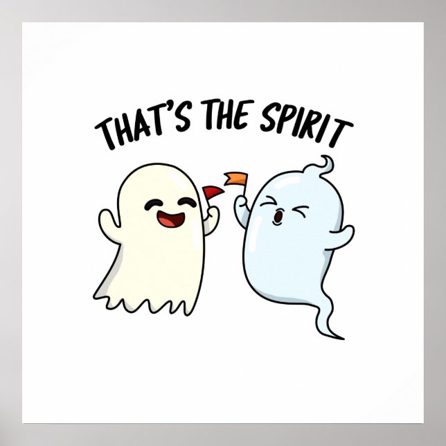 Póster Ese es el divertido ardid fantasma de Halloween (Frente)