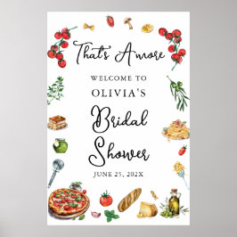 Póster Ese es el mejor signo de bienvenida de Bridal Show