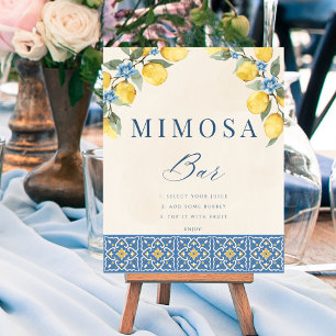 Póster Ese es el Poster de la ducha de limón Mimosa Bar