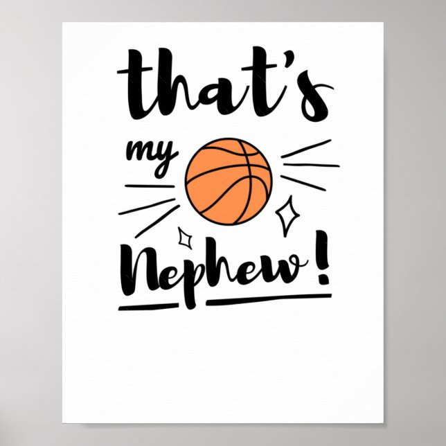 Póster Ése es mi baloncesto sobrino (Frente)