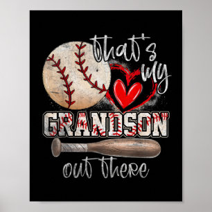 Póster Ese es mi nieto fuera de béisbol