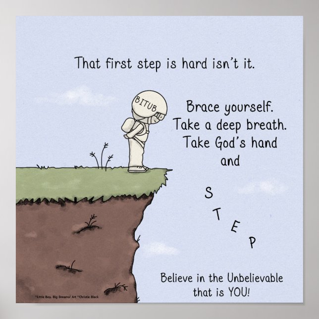 Póster Ese primer paso (Frente)