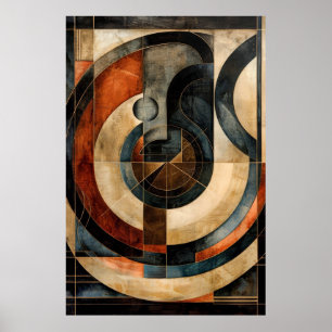 Póster Esencia Abstracta