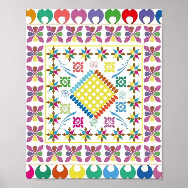 Póster Esencia bordada (Frente)